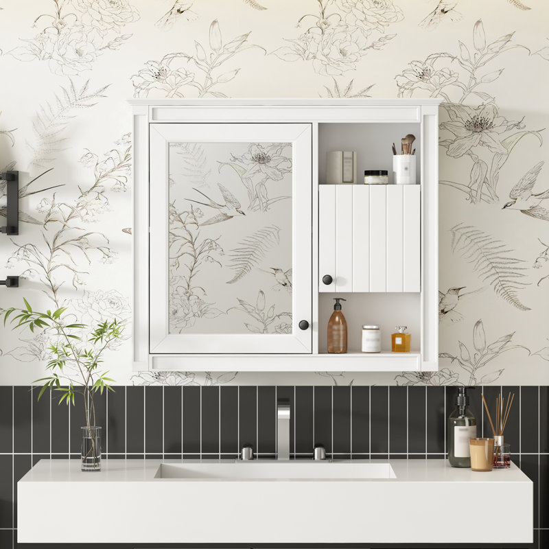 Armoire murale 32 po avec miroir