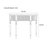 French cream-style elegant console table