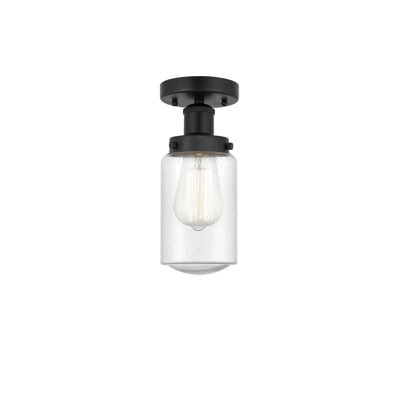Erkson Glass Semi Flush Mount