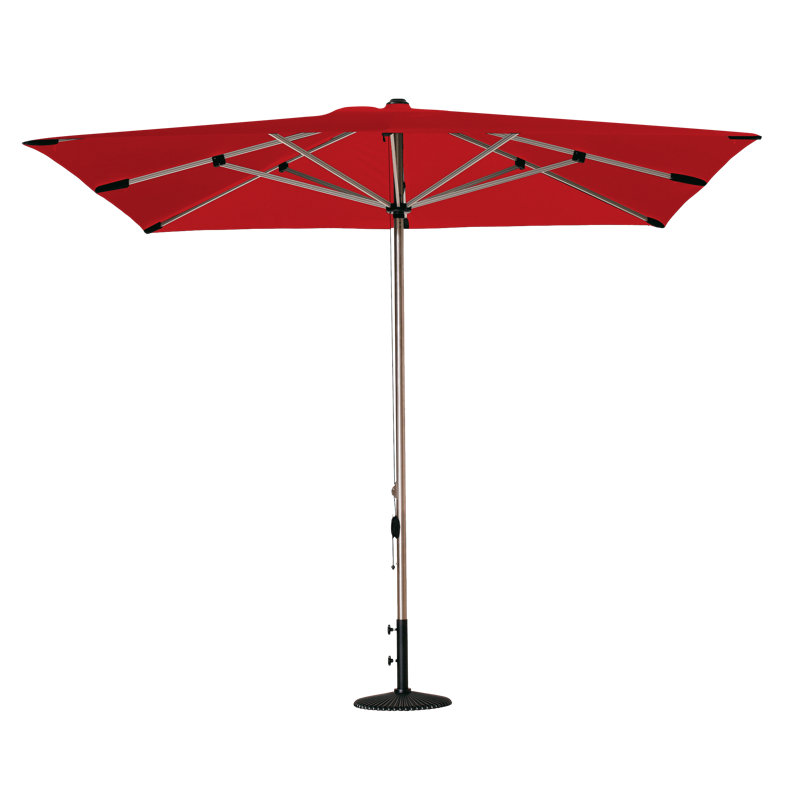 Aliah 300cm X 200cm Rectangular Market Parasol, Red