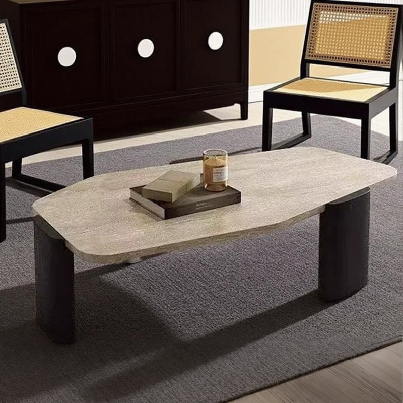 Table basse Modern, H 13,78 po x L 43,31 po x l 20,47 po, Noir