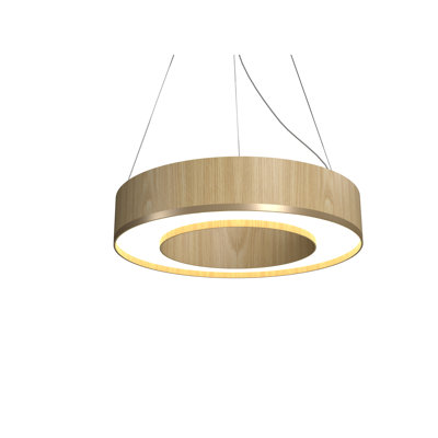 Luminaire suspendu cylindrique en laiton