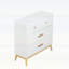 Armoire de rangement à 3 tiroirs