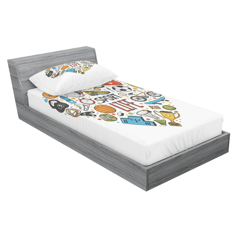 Microfiber Sheet Set, Twin XL Sheet Set with Fitted Sheet