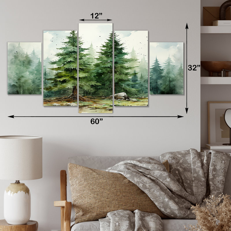 Minimalisme pin arbre forêt III