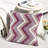 Chevron Faux Fur Chevron 20" Throw Pillow Cover-2085236878