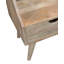 Rousseau 40cm W Solid Wood Bedside Table