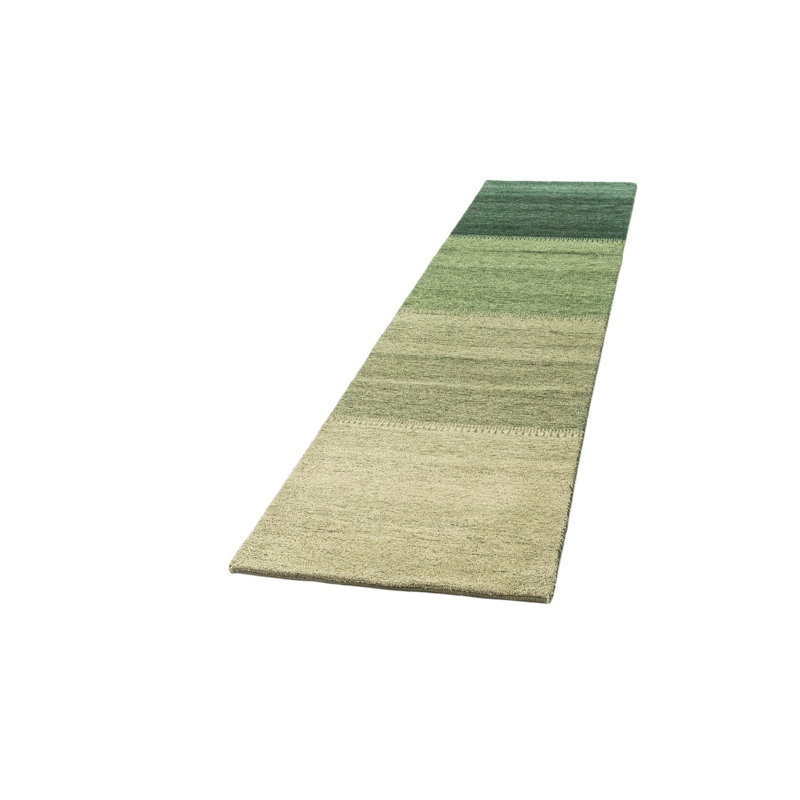 Tapis de couloir vert Jahiem