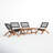 Kismet Acacia 5-Piece Armless Chairs Seating Group-156358271