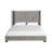 Claranne Fluted Upholstered Bed with Wingback Headboard & Wooden Frame-115189095-115189097