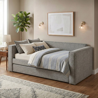 Dura Upholstered Platform Daybed With Trundle