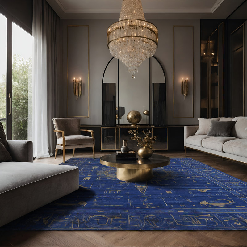 Tapis gris soyeux et moelleux, Rectangle 7 pi x 9 pi
