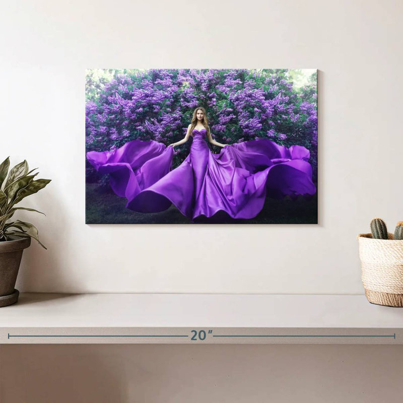 Shuttleworth Pretty As Lilacs, 8" H x 12" W