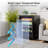 24 Inch Beverage Refrigerator, 190 Can Built-In and Freestanding Cooler with Glass Door, LED Light, Safety Lock for Beer, Wine, Soda, Drinks, Classic Series – Available in Three Colors: Silver, Black, and White-118557417