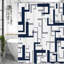Rideaux de douche avec crochets inclus