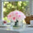 Silk Rose Arrangement in Vase-1764307763