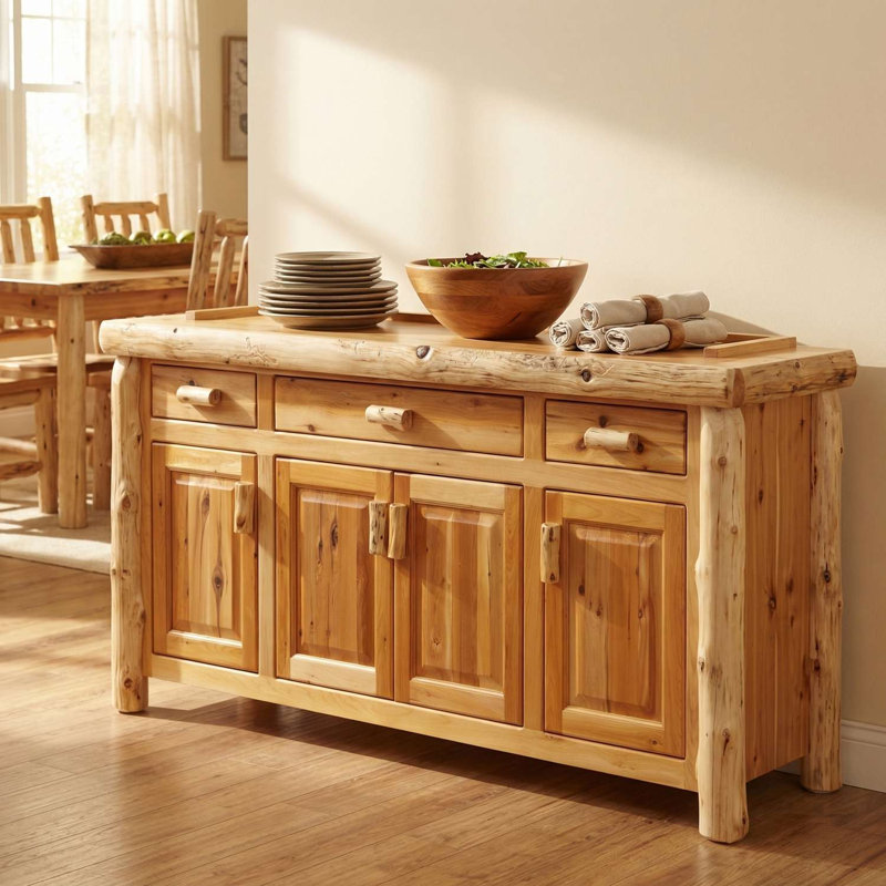 Fireside Lodge Cedar Sideboard, Coffee