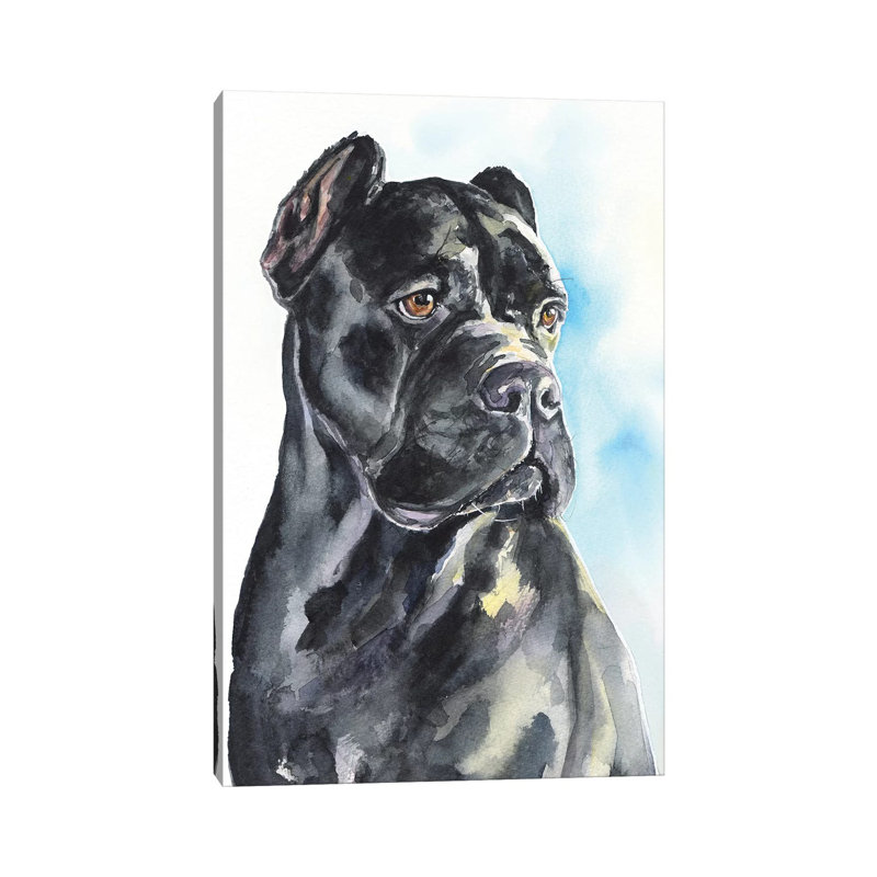 Cane Corso by George Dyachenko - Wrapped Canvas Painting, 20.32 cm H x 30.48 cm W