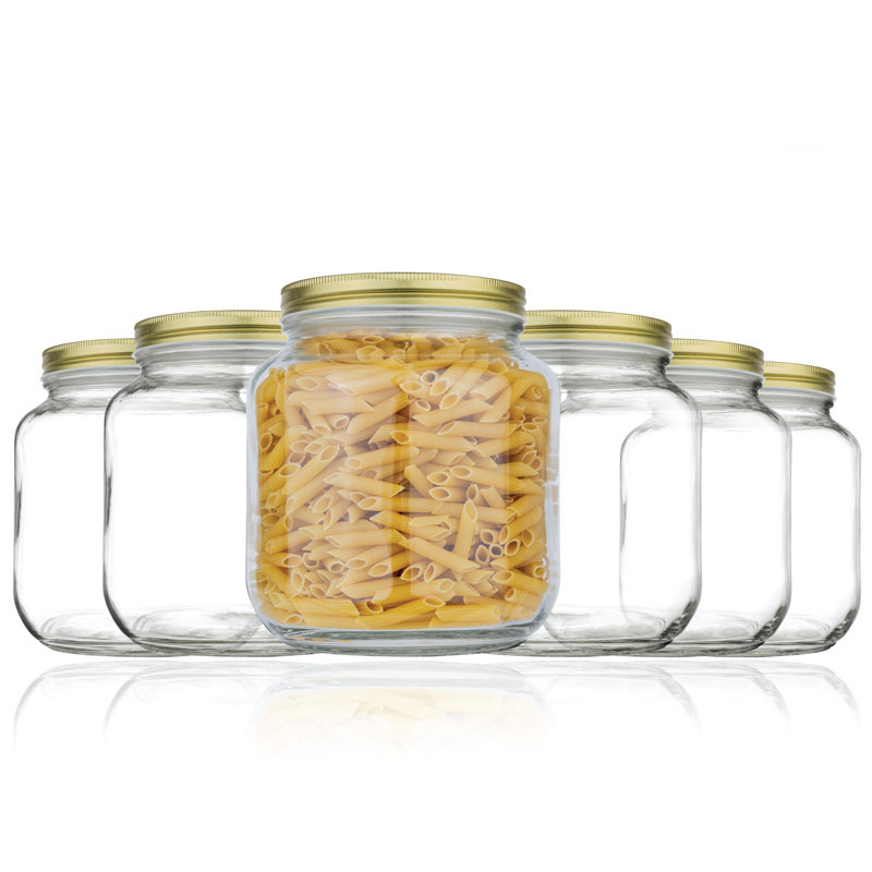 Glass Jar - Set of 6