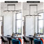 Lustre en cristal noir mat, lustre en métal industriel moderne à 8 lumières, luminaire pour la salle à manger, la cuisine, l'entrée de ferme et le salon