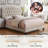 Linen Upholstered Headboard-Modern-Adjustable Height-Button Tufting-1785417514-1785417519