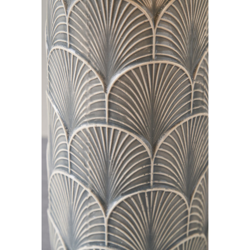 Bethan Ceramic Table Lamp, Grey