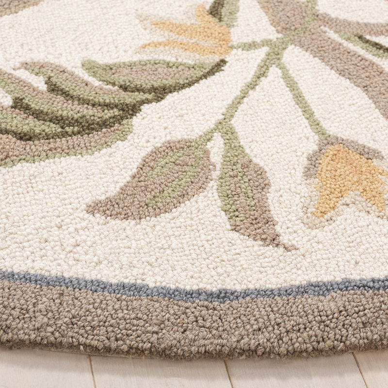 Hollander Handmade Hooked Wool Area Rug, Runner 2'6" x 10'