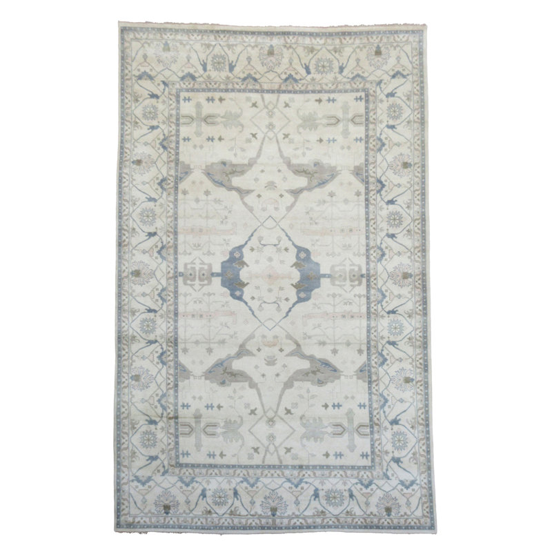 Tapis ivoire 12 x 20 Oushak