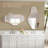 Irregular Decorative Metal Wall Mirror Asymmetrical Mirrors-1424969100-1424969097
