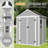 Versatile Resin Storage Shed with Advanced Features for Outdoor Use