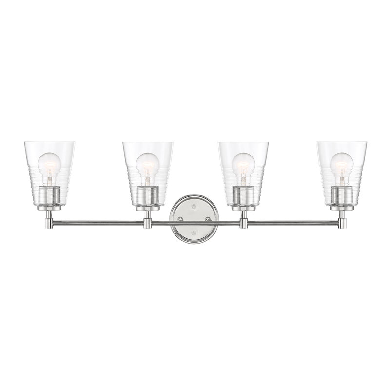 Archiebald 4 - Light Dimmable Vanity Light, Polished Nickel