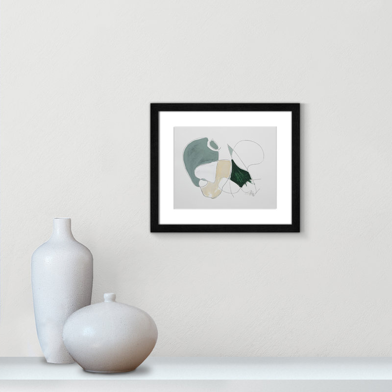 Say It Isn't So-I by Filippo Ioco, 13" H x 15" W x 0.75" D, Black Framed