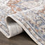 Tapis orange lavable à la machine Medallion Design Performance-88967375