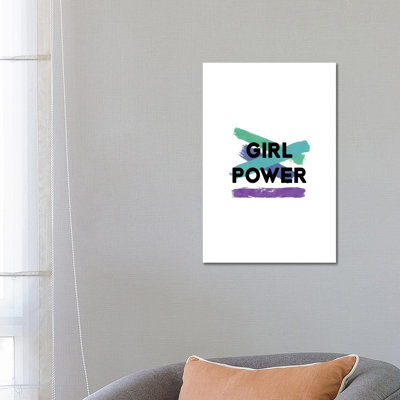 Girl Power - Wrapped Canvas Print