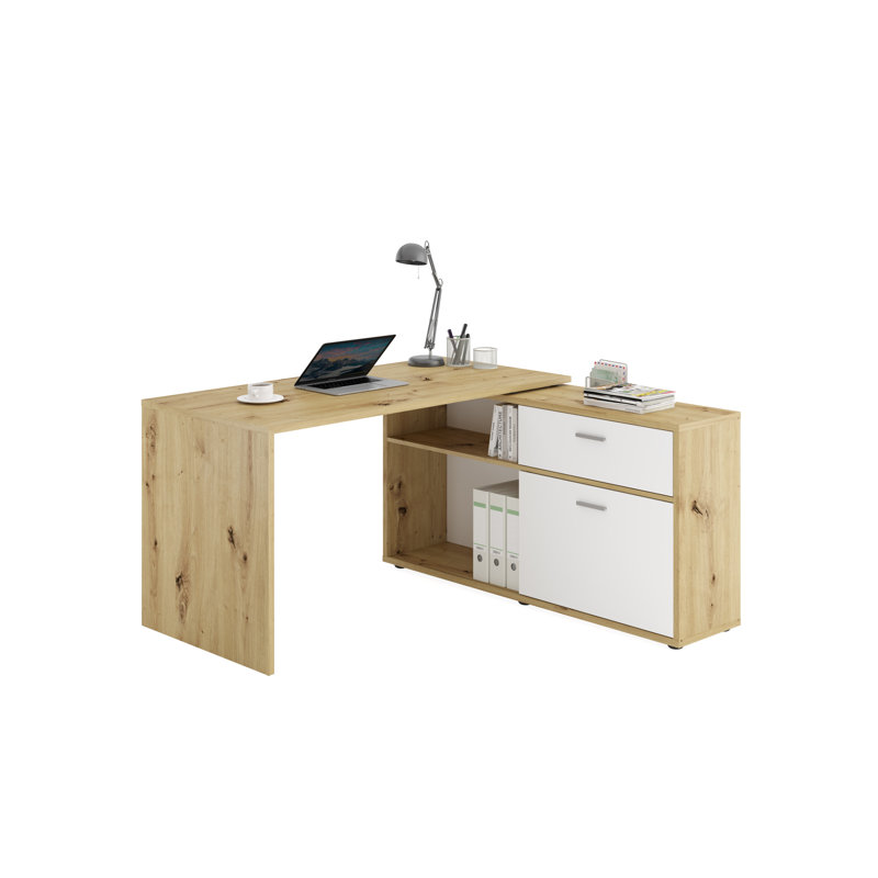 Diego 138Cm W L-Shaped Executive Desk