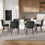 Chaise d'appoint rembourrée Modern (ensemble de 4)-171374321-171374323
