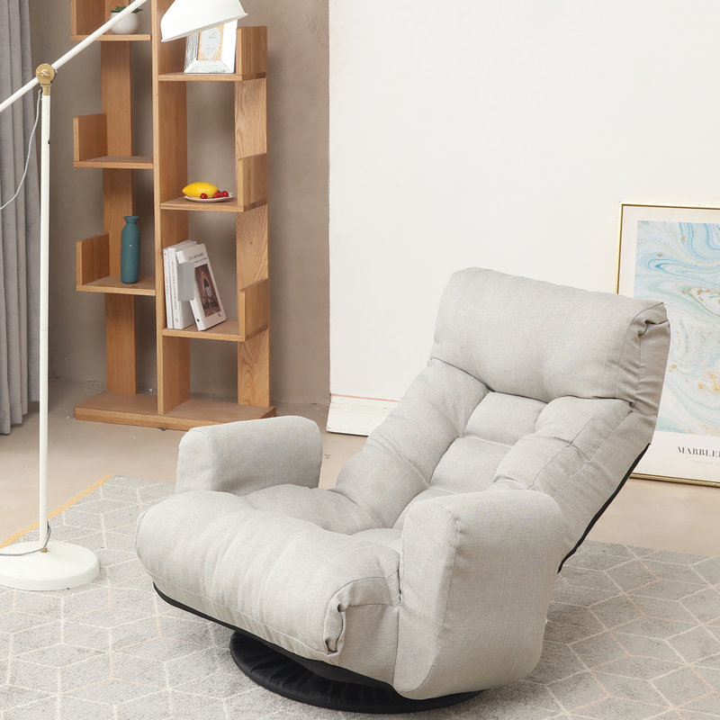 Comfortable Gaming Chair With Adjustable And Rotatable Base Deck Seat Ergonomic Design Stable Rotation