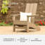Chaise Adirondack en PEHD toutes saisons Ratcliff-644801836