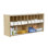 10 Slots Cubby Diaper Storage Organizer, Birch Plywood Storage Units for Baby