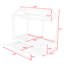 Lit plateforme simple avec lit gigogne