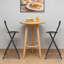 Folding Portable Bar Stool with Backrest (2 Pieces, 29.53 Inch)-635769009