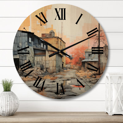Horloge murale industrielle Ware Warehouse