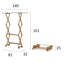651 Felix Cherry Closable and Extendable Coat Rack-1303864562