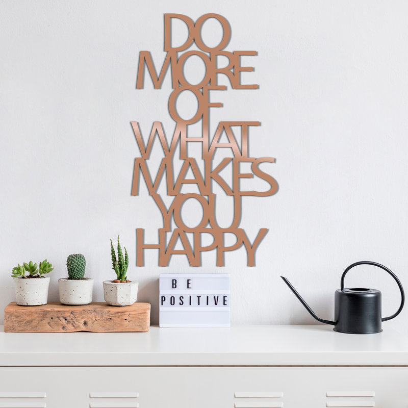 Wall Decor on Metal, Copper