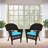 Burrowes Patio Chair with Cushions SET-21220049-26962520