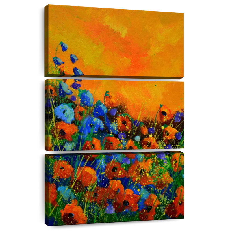 Harnek Sunset Poppies, 32" H x 20" W