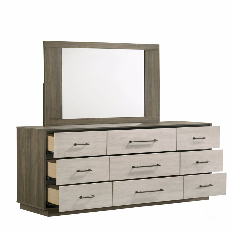 Miroir de style moderne en bois