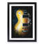'Aged Electric Guitar' - Picture Frame Graphic Art Print-56856458-56856455