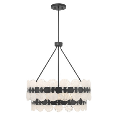 Lustre 5 lumières Bancroft en noir mat