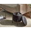 37cm Wide Round No Pattern Pouffe Ottoman with Storage-562216743